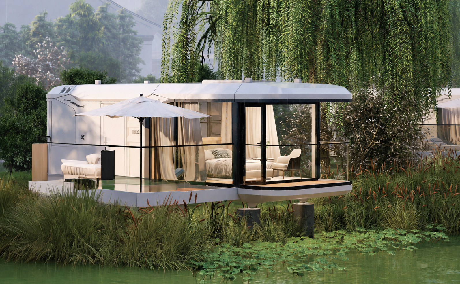 Modern prefabricated smart home
