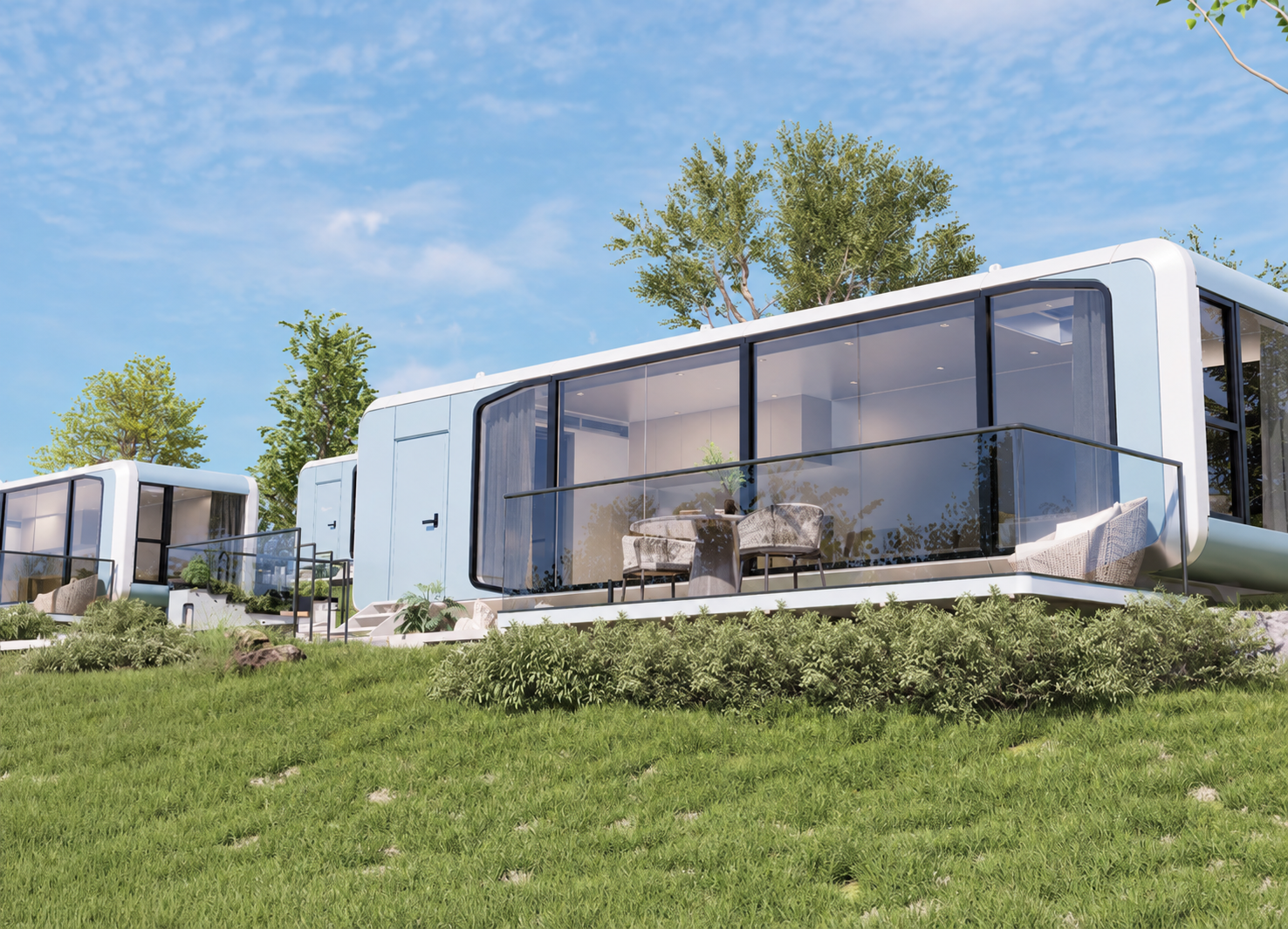 Modern prefabricated smart home